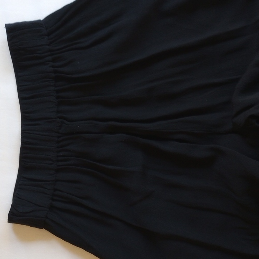 NWOT Madewell Huston Pull-On Crop Pants XXS Black G2036 - Picture 6 of 13